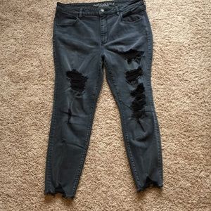 Black Wash Super Stretch Hi-Rise Jegging